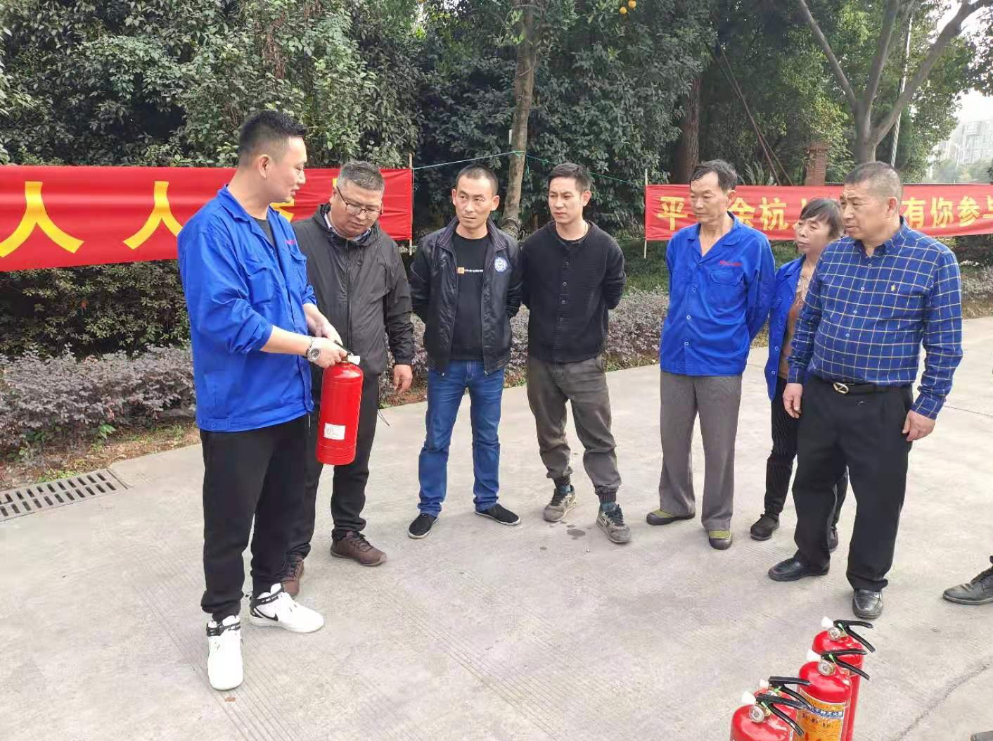 消防安全月演練