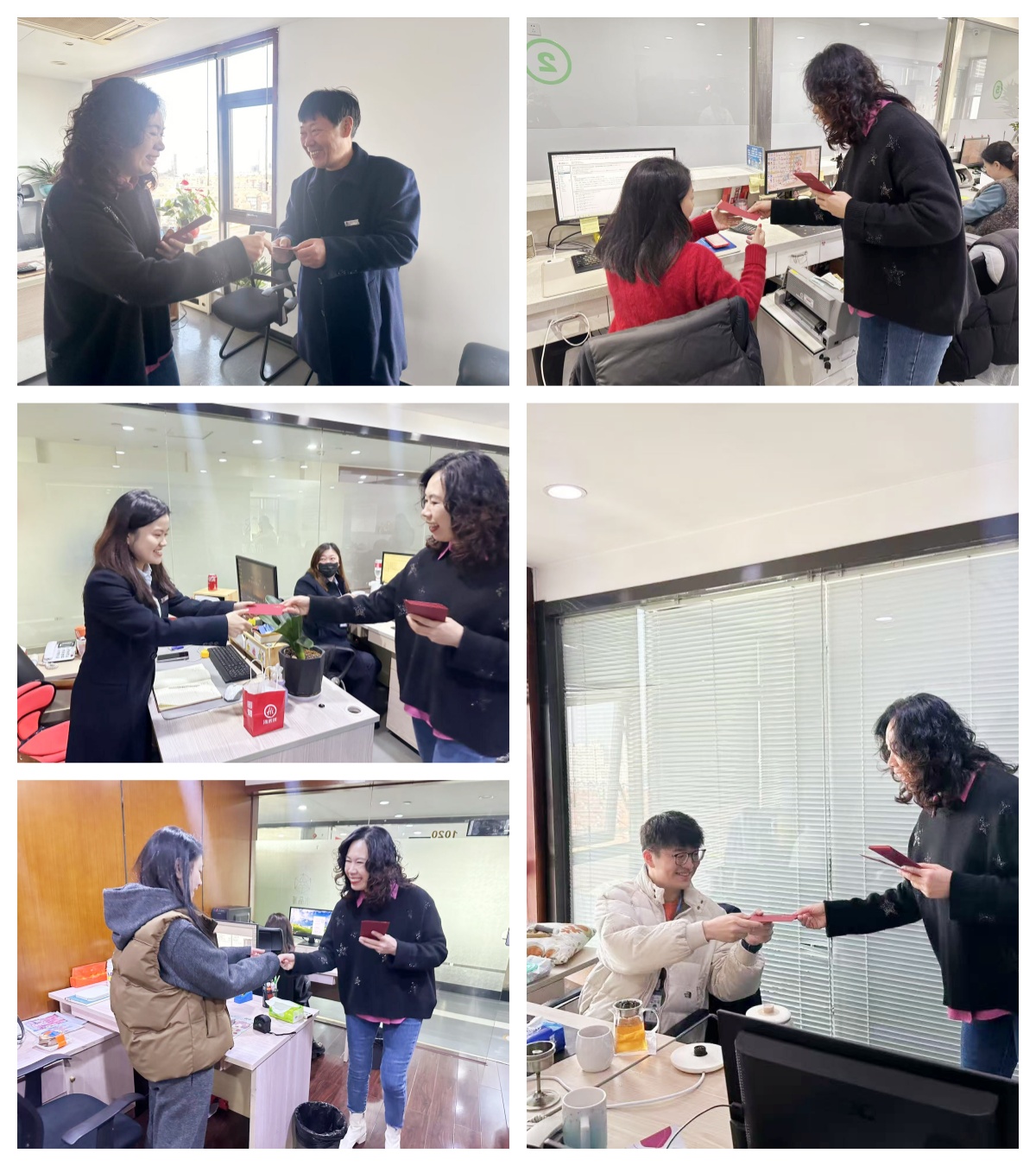 水晶城暖心發(fā)放開門紅包，喜迎2025年新春開工